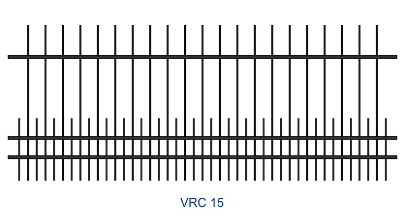 Kovaný plot motiv VRC 15
