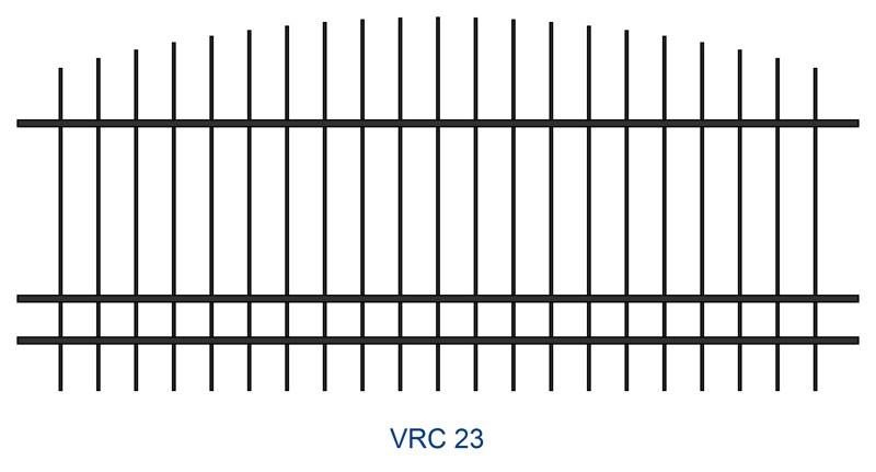 Kovaný plot motiv VRC 23
