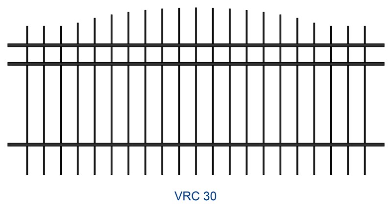 Kovaný plot motiv VRC 30