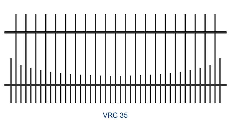 Kovaný plot motiv VRC 35